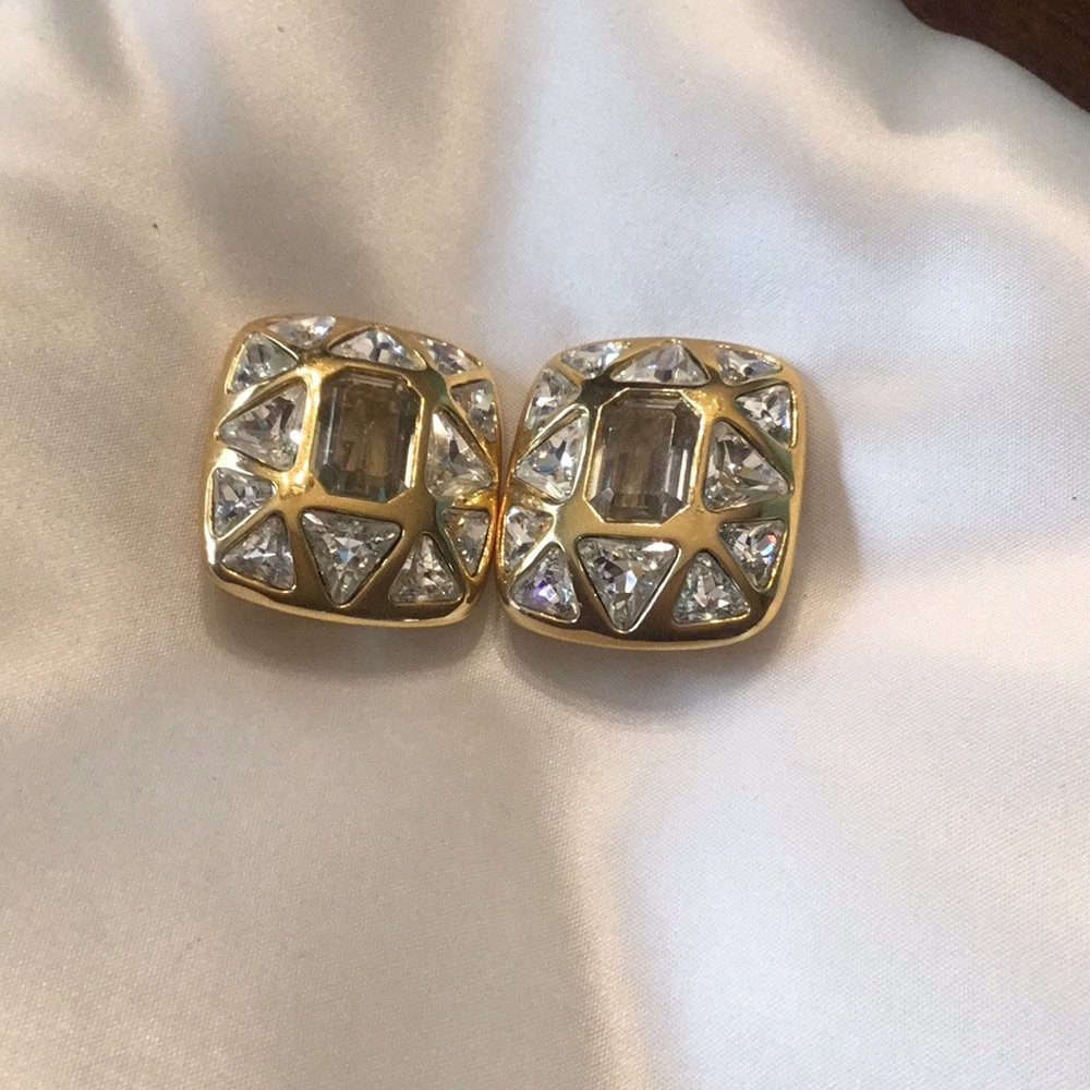 Vintage Swarovski Crystal Earrings